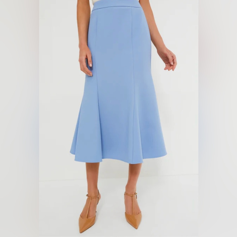 Tuckernuck: Cornflower Blue Iris Midi Skirt | Size Medium